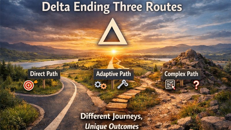 delta ending three routes